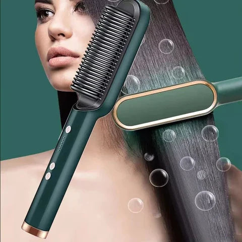 Escova Alisadora Brush Hair - Cabelos Lisos na hora